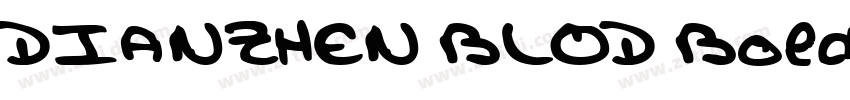 DIANZHEN BLOD Bold字体转换